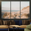 Beach Landscape Wall Art Canvas Print – Framed Sand Dune