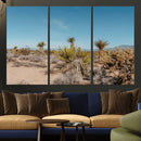 Joshua Tree Wall Art Canvas Print – Framed Desert Landscape