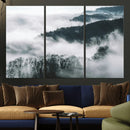 Foggy Forest Landscape Wall Art Canvas Print – Misty by MyGreatCanvas | Canvas Wall Art Prints | Photo Prints & Wall Decor