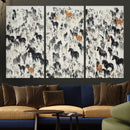 Wild Horse Stampede Wall Art Canvas Print – Monochrome by MyGreatCanvas | Canvas Wall Art Prints | Photo Prints & Wall Decor