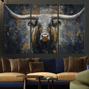 Rustic Bull Wall Art Canvas Print, Longhorn Wall Decor for by MyGreatCanvas | Canvas Wall Art Prints | Photo Prints & Wall Decor