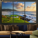 Pebble Beach Golf Links Wall Art Canvas Print – Iconic by MyGreatCanvas | Canvas Wall Art Prints | Photo Prints & Wall Decor