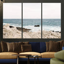 Coastal Ocean View Wall Art Canvas Print – Serene Rocky by MyGreatCanvas | Canvas Wall Art Prints | Photo Prints & Wall Decor