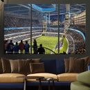 Chicago Dome Stadium Wall Art Canvas Print – Framed Modern