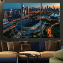 Chicago Bears Soldiers Field Wall Art Canvas Print – Framed