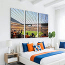 Cleveland Browns Stadium Wall Art Canvas Print – Framed NFL