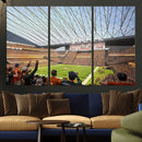 Cleveland Browns Stadium Wall Art Canvas Print – Framed NFL