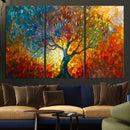 Yggdrasil Tree of Life Mosaic Stained Glass Wall Art, Tree