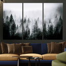 Foggy Pine Forest Canvas Wall Art by MyGreatCanvas | Canvas Wall Art Prints | Photo Prints & Wall Decor