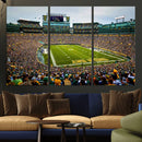 Green Bay Packers Lambeau Field Stadium Wall Art Canvas by MyGreatCanvas | Canvas Wall Art Prints | Photo Prints & Wall Decor