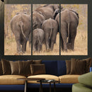 Wild Elephant Wall Art Canvas Print by MyGreatCanvas | Canvas Wall Art Prints | Photo Prints & Wall Decor