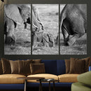 Wild Elephant Wall Art Canvas Print by MyGreatCanvas | Canvas Wall Art Prints | Photo Prints & Wall Decor