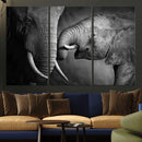 Elephant Family Wall Art Canvas, Framed Elephant Family by MyGreatCanvas | Canvas Wall Art Prints | Photo Prints & Wall Decor