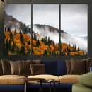 Autumn Forest Wall Art Canvas Print, Foggy Mountain by MyGreatCanvas | Canvas Wall Art Prints | Photo Prints & Wall Decor