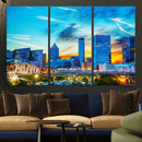 Atlanta Skyline Wall Art Canvas Print, Atlanta Downtown by MyGreatCanvas | Canvas Wall Art Prints | Photo Prints & Wall Decor