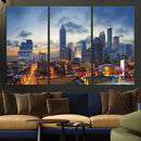 Atlanta Skyline Wall Art Canvas Print, Atlanta Downtown by MyGreatCanvas | Canvas Wall Art Prints | Photo Prints & Wall Decor