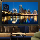 Austin Skyline Wall Art Canvas Print, Austin Downtown Night by MyGreatCanvas | Canvas Wall Art Prints | Photo Prints & Wall Decor
