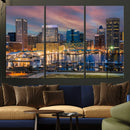 Baltimore Skyline Wall Art Canvas Print, Baltimore Downtown by MyGreatCanvas | Canvas Wall Art Prints | Photo Prints & Wall Decor