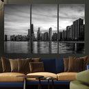 Chicago Wall Art Canvas Print, Chicago City Downtown Night by MyGreatCanvas | Canvas Wall Art Prints | Photo Prints & Wall Decor
