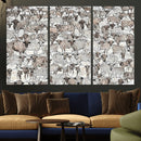 Abstract Texas Cow Wall Art Canvas Print - Farm Longhorn by MyGreatCanvas | Canvas Wall Art Prints | Photo Prints & Wall Decor