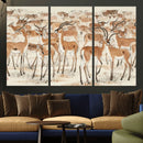 Gazelle Wall Art Canvas Print - Abstract Antelope Wall Art by MyGreatCanvas | Canvas Wall Art Prints | Photo Prints & Wall Decor
