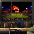Auburn Stadium Wall Art Canvas Print, College Football Night by MyGreatCanvas | Canvas Wall Art Prints | Photo Prints & Wall Decor