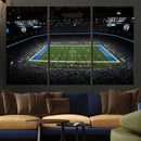 Detroit Lions Stadium Wall Art Canvas Print, Football Field by MyGreatCanvas | Canvas Wall Art Prints | Photo Prints & Wall Decor