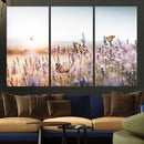 Lavender Field Wall Art Canvas Print, Butterfly Floral by MyGreatCanvas | Canvas Wall Art Prints | Photo Prints & Wall Decor