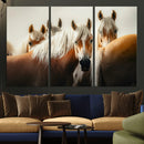 Wild Horse Herd Wall Art Canvas Print, Natural Horse by MyGreatCanvas | Canvas Wall Art Prints | Photo Prints & Wall Decor