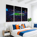 Ole Miss Rebels Vaught Hemingway Stadium Wall Art Canvas