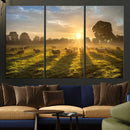 Sheep Wall Art Canvas Print – Rural Farm Animal Artwork by MyGreatCanvas | Canvas Wall Art Prints | Photo Prints & Wall Decor