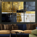 Gold Navy Abstract Wall Art Canvas Print, Modern Luxury by MyGreatCanvas | Canvas Wall Art Prints | Photo Prints & Wall Decor