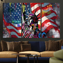 USA Statue of Liberty Graffiti Street Art Wall Art Canvas by MyGreatCanvas | Canvas Wall Art Prints | Photo Prints & Wall Decor