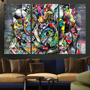 Abstract Graffiti Collage Street Art Wall Art Canvas Print by MyGreatCanvas | Canvas Wall Art Prints | Photo Prints & Wall Decor