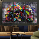 Graffiti American Football Helmet Street Art Wall Art Canvas by MyGreatCanvas | Canvas Wall Art Prints | Photo Prints & Wall Decor