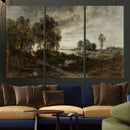 Adolf Dressler Landscape of the Oder River Wall Art Canvas by MyGreatCanvas | Canvas Wall Art Prints | Photo Prints & Wall Decor