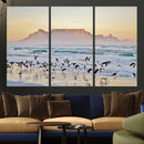 Seagulls Over Ocean Wall Art Canvas Print – Coastal Beach by MyGreatCanvas | Canvas Wall Art Prints | Photo Prints & Wall Decor
