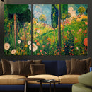 Gustav Klimt Boho Mountain Landscape Large Wall Art, by MyGreatCanvas | Canvas Wall Art Prints | Photo Prints & Wall Decor