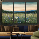 Wildflower Meadow Oil Painting Canvas — Daisy Lavender by MyGreatCanvas | Canvas Wall Art Prints | Photo Prints & Wall Decor