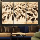 Texas Longhorn Sepia Canvas Wall Art, Western Cattle by MyGreatCanvas | Canvas Wall Art Prints | Photo Prints & Wall Decor