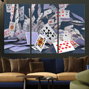 Playing Cards Canvas Wall Art | Casino Game Room Decor, by MyGreatCanvas | Canvas Wall Art Prints | Photo Prints & Wall Decor
