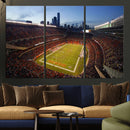 Chicago Bears Soldier Field Canvas Wall Art, NFL Stadium Panorama Print, Football Arena Photography for Sports Fans by MyGreatCanvas | Canvas Wall Art Prints | Photo Prints & Wall Decor