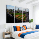 Chicago Cubs Baseball Team Print - Wrigley Field Stadium