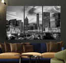 Black and White Atlanta Wall Art Canvas Print by MyGreatCanvas | Canvas Wall Art Prints | Photo Prints & Wall Decor
