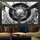 Vintage Airplane Wall Art Canvas Print by MyGreatCanvas | Canvas Wall Art Prints | Photo Prints & Wall Decor