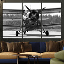 Wall Art Old War Plane Canvas Print by MyGreatCanvas | Canvas Wall Art Prints | Photo Prints & Wall Decor
