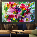 Oil Flower Abstract Canvas Print by MyGreatCanvas | Canvas Wall Art Prints | Photo Prints & Wall Decor