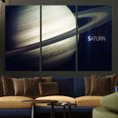 Framed Saturn Wall Art Canvas Print