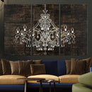 Rustic Chandelier Canvas Print by MyGreatCanvas | Canvas Wall Art Prints | Photo Prints & Wall Decor
