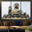 Buddha Statue Wall Art Canvas Print